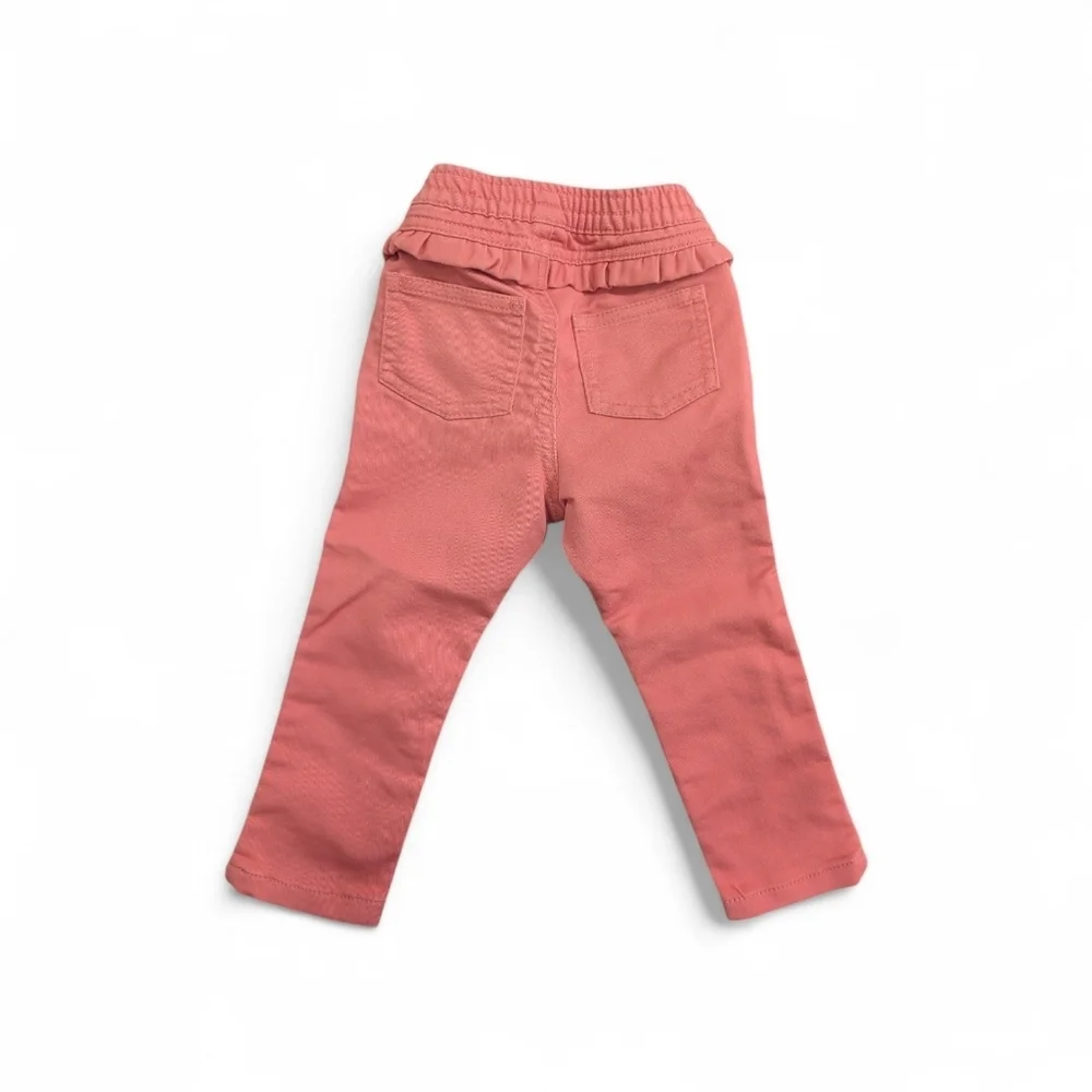 Carter's Girls Pink Long Pants Cotton Size 18m